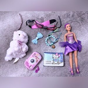 Lola Purple and Pink Doll with Accessories